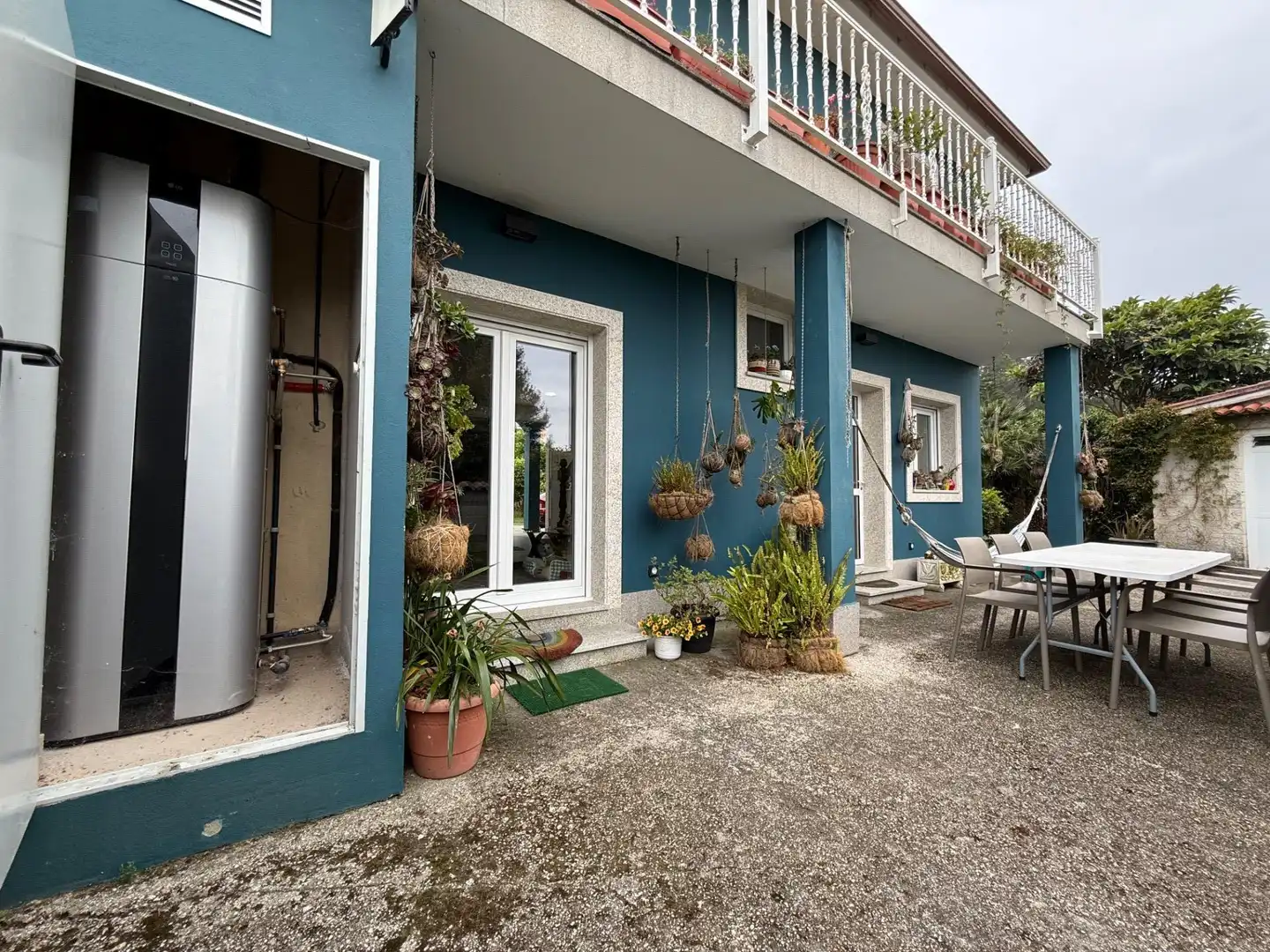 Balcony of Houses for sale in Boiro  with Air Conditioner, Heating and Private garden