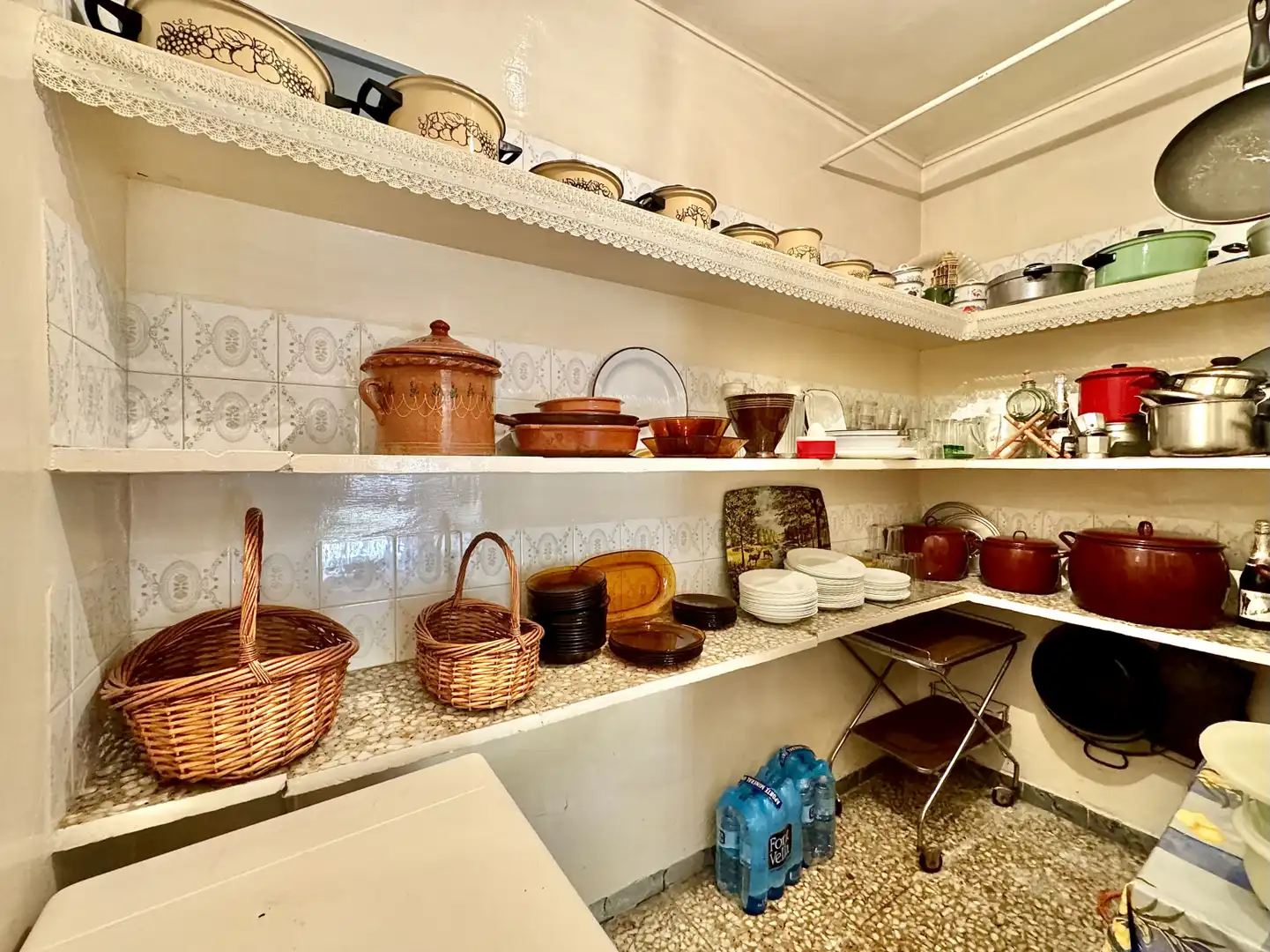 Cocina de Casa adosada en venta en Pozorrubielos de la Mancha con Calefacción, Trastero y Amueblado