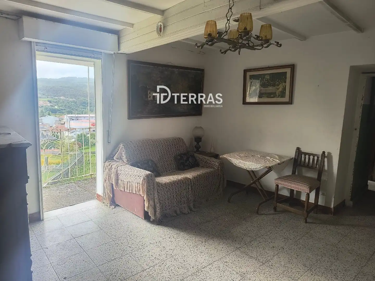 Terraza de Casa o chalet en venta en Ponte Caldelas con Jardín privado