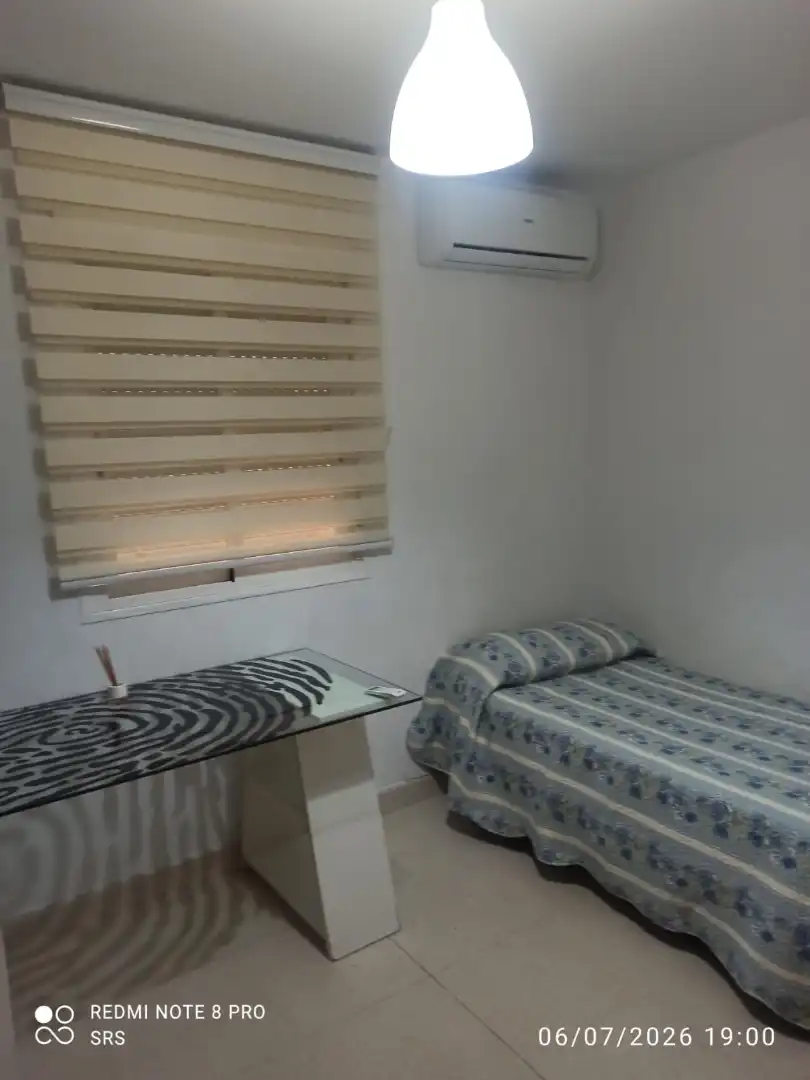 Habitación de Piso de alquiler en Málaga con Aire acondicionado, Terraza y Amueblado