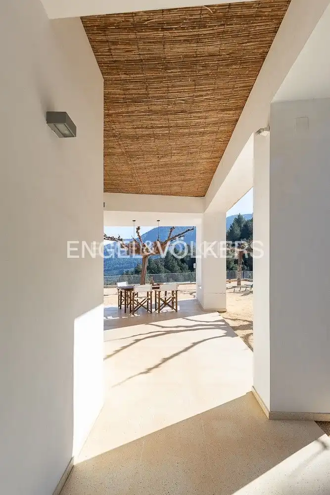 Terrassa de Casa o xalet de lloguer en Tavernes de la Valldigna amb Aire condicionat, Calefacció i Jardí privat