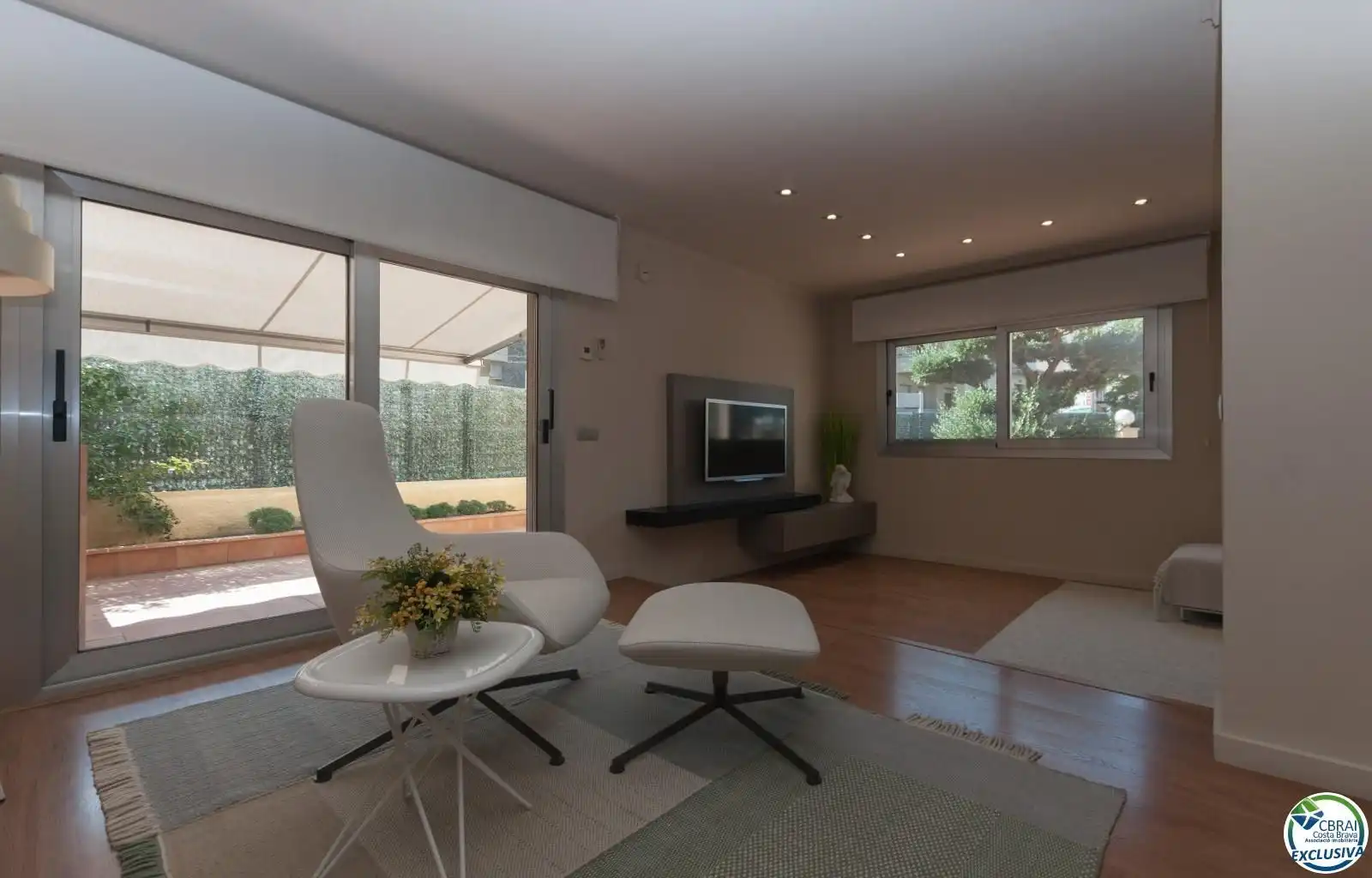 Sala d'estar de Casa o xalet en venda en Roses amb Aire condicionat