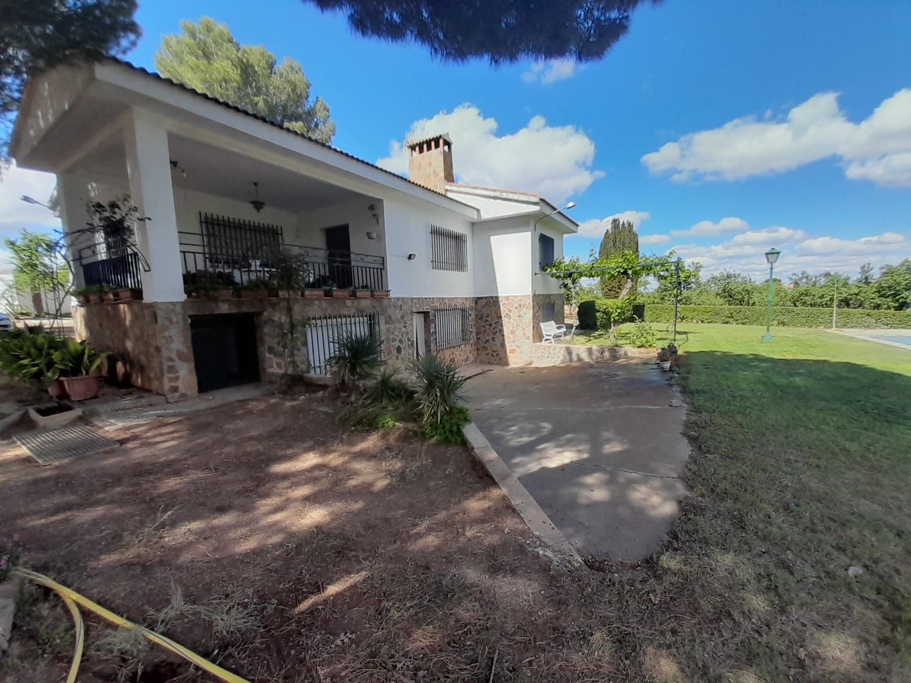 Jardí de Finca rústica en venda en Almodóvar del Campo amb Calefacció, Jardí privat i Terrassa