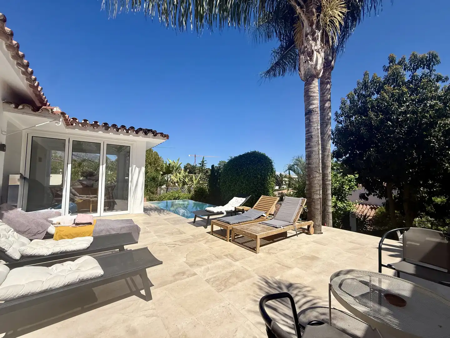 Terraza de Casa o chalet en venta en Marbella con Aire acondicionado, Jardín privado y Terraza