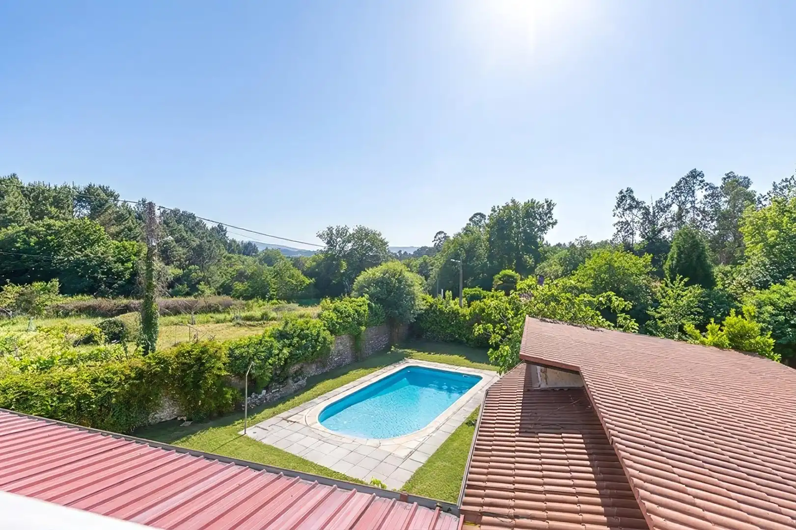Piscina de Finca rústica en venda en Salvaterra de Miño amb Aire condicionat, Calefacció i Jardí privat