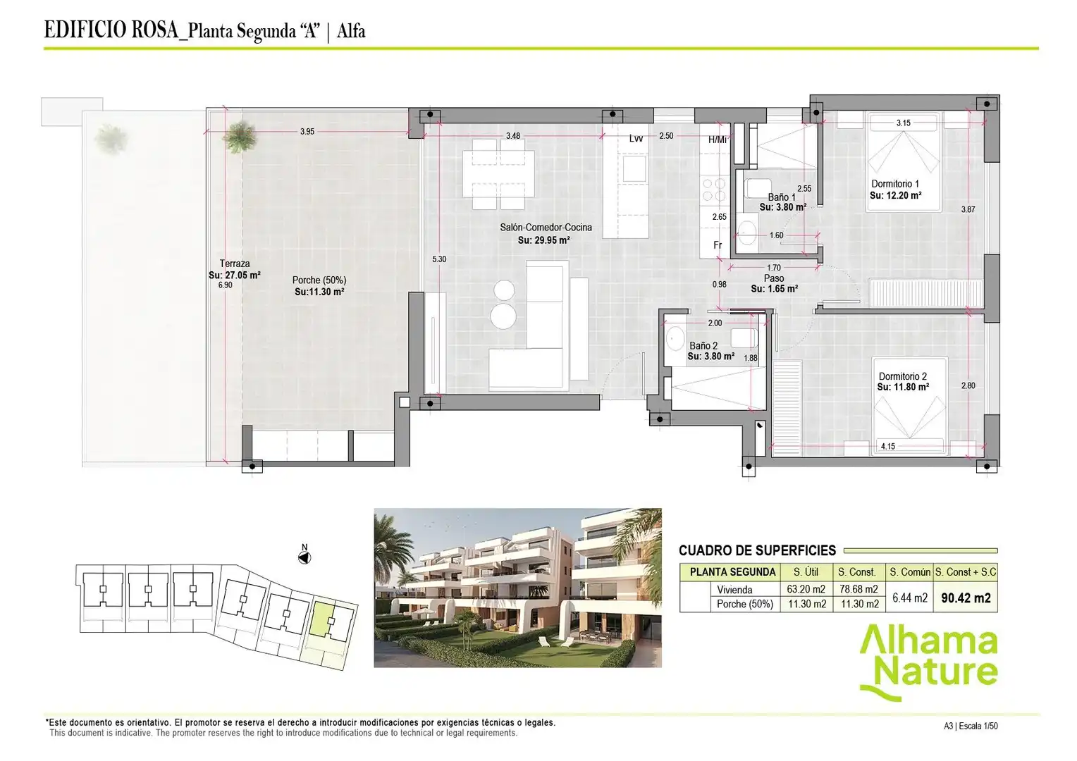 Apartamento en venta en Alhama de Murcia con Calefacción, Terraza y Trastero