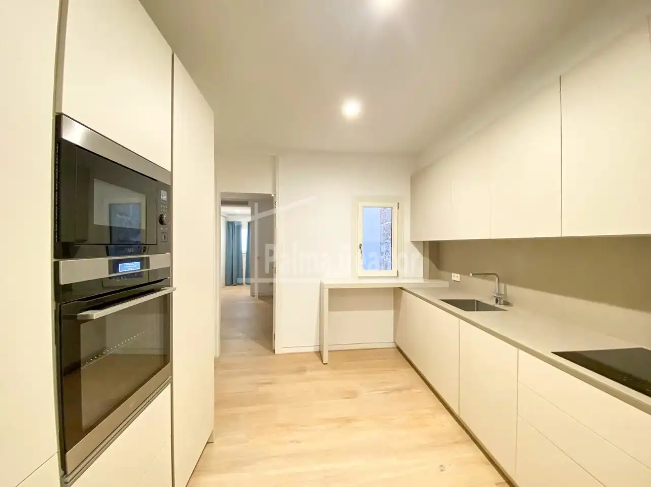 Küche von Loft zum Verkauf in  Palma de Mallorca mit Klimaanlage, Parkett und Balkon