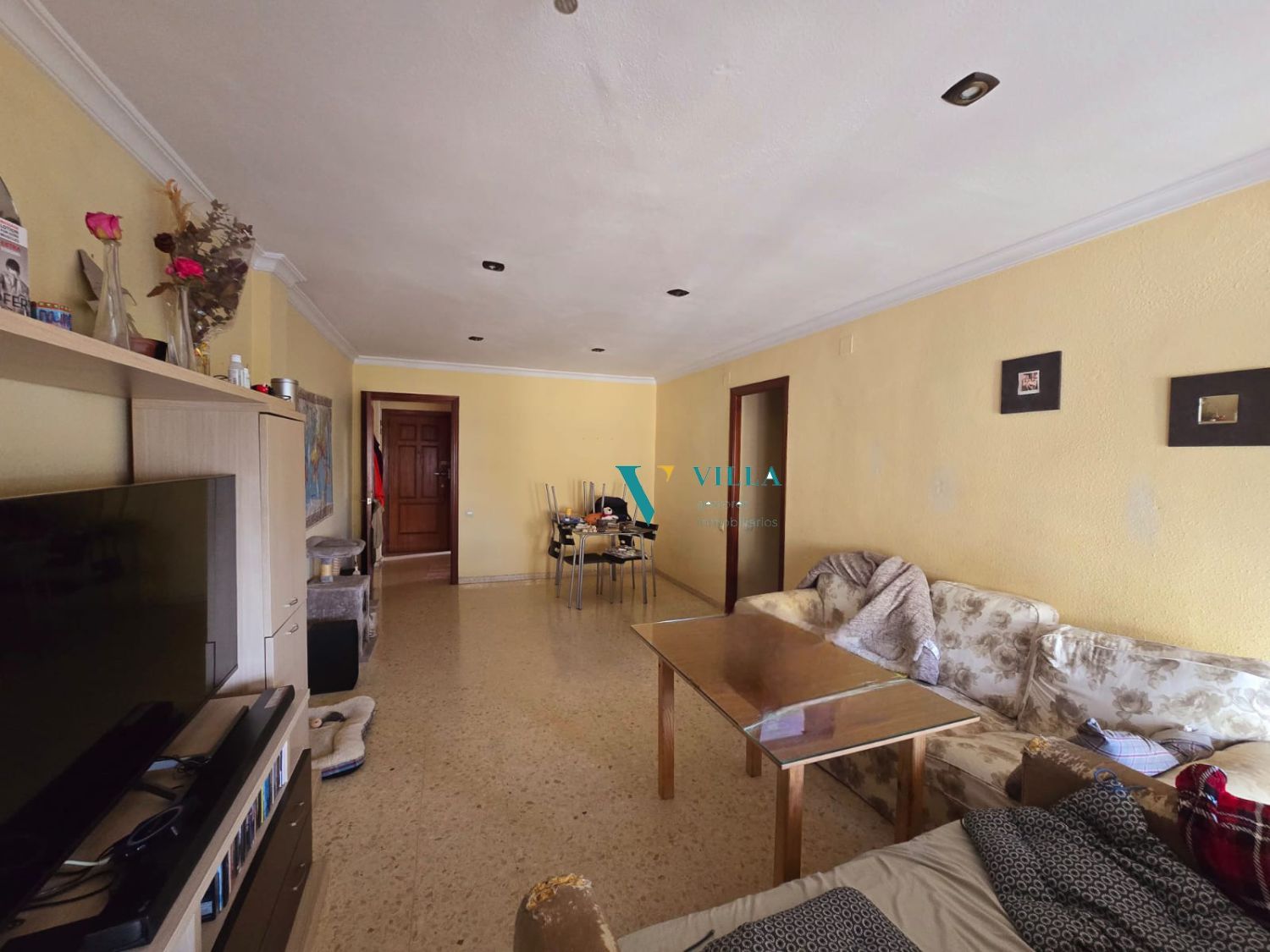Sala d'estar de Pis en venda en Alcalá de Guadaira amb Aire condicionat i Terrassa