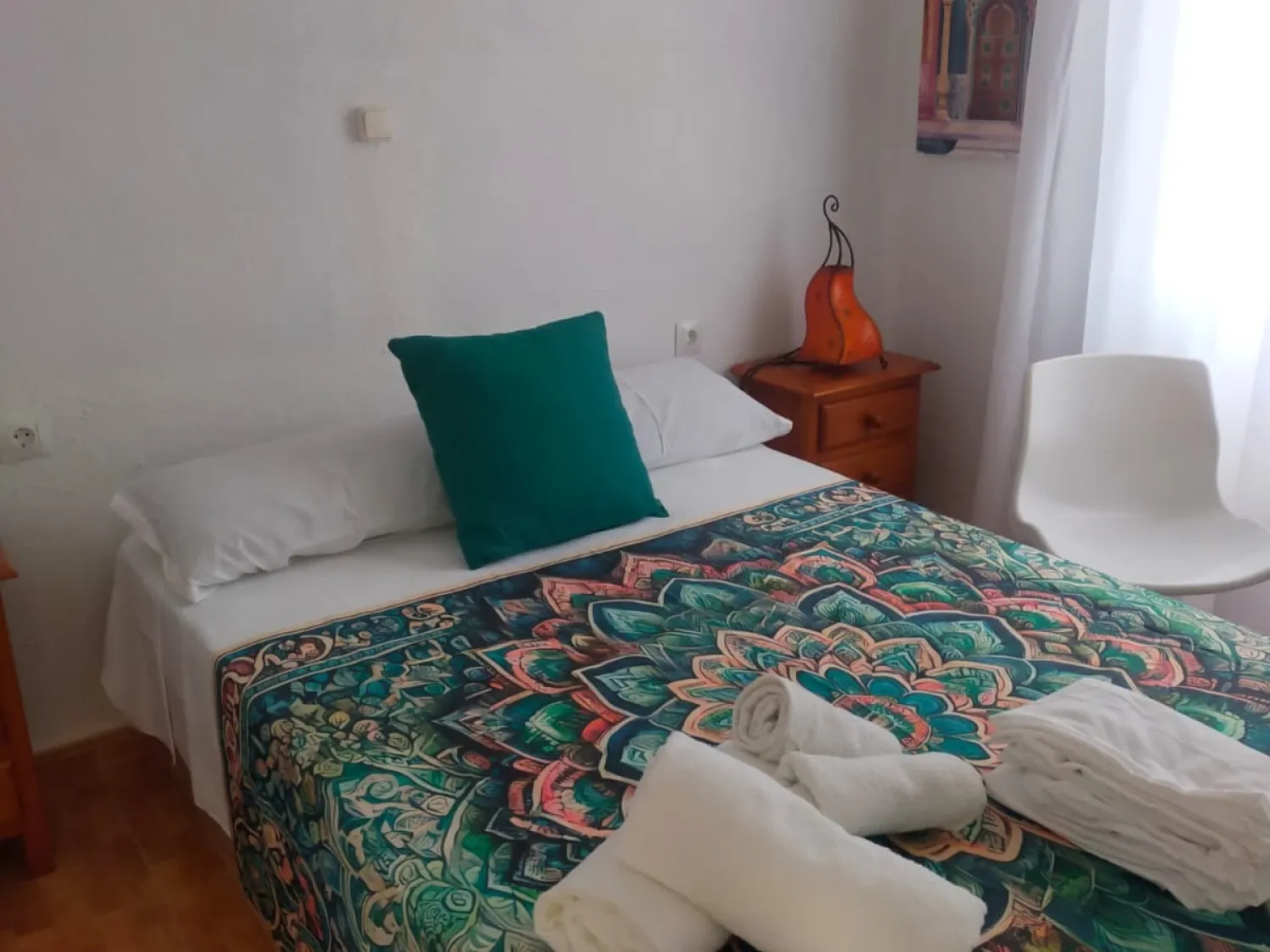 Bedroom of Flat to rent in Málaga Capital  with Furnished, Washing machine and Microwave