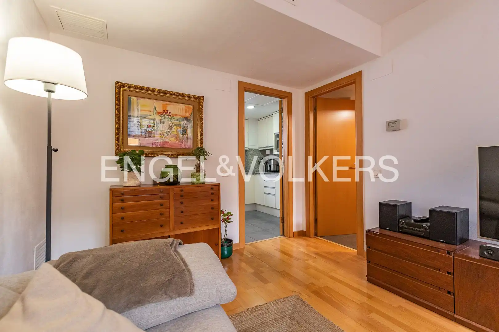 Sala de estar de Piso en venta en Barcelona con Aire acondicionado, Calefacción y Parquet