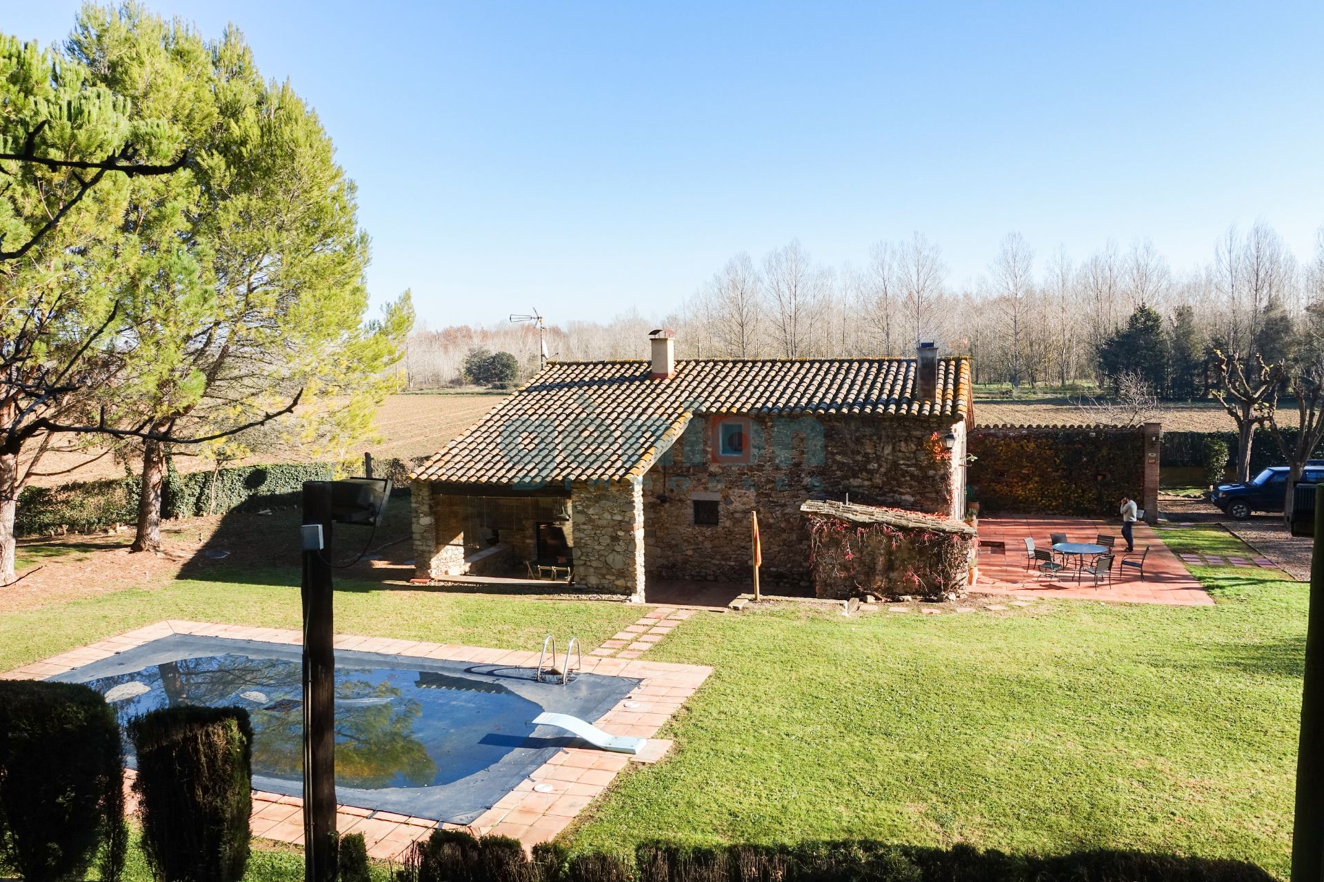 Garden of Country house for sale in Sant Julià de Ramis  with Air Conditioner, Heating and Private garden