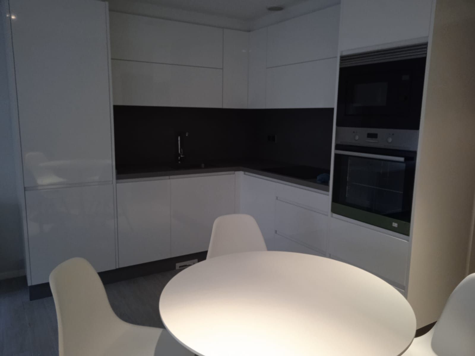 Kitchen of Flat for sale in Ferrol  with Heating, Parquet flooring and Storage room