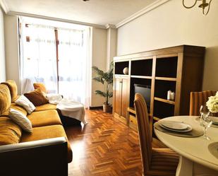 Living room of Flat for sale in Gijón   with Heating, Terrace and Storage room