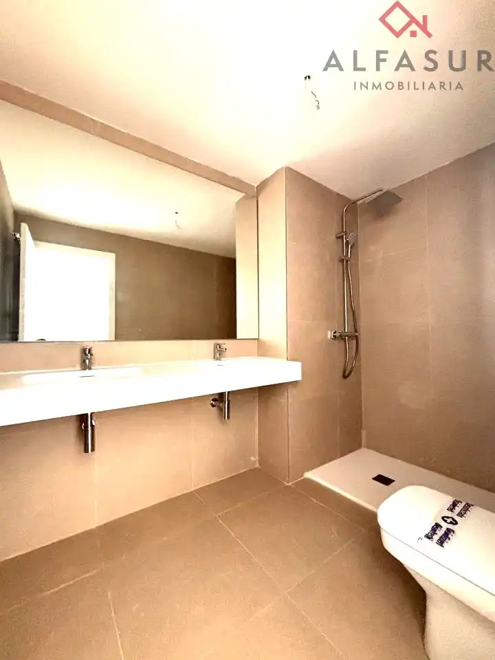 Baño de Ático de alquiler en Málaga con Aire acondicionado, Calefacción y Terraza