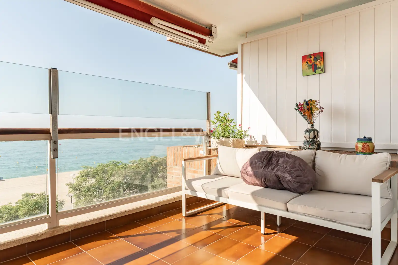 Balcony of Flat for rent in Sant Vicenç de Montalt  with Heating, Private garden and Terrace