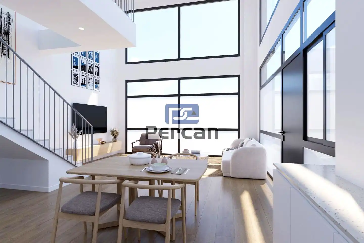 Living room of Duplexes for sale in El Campello  with Air Conditioner and Storage room