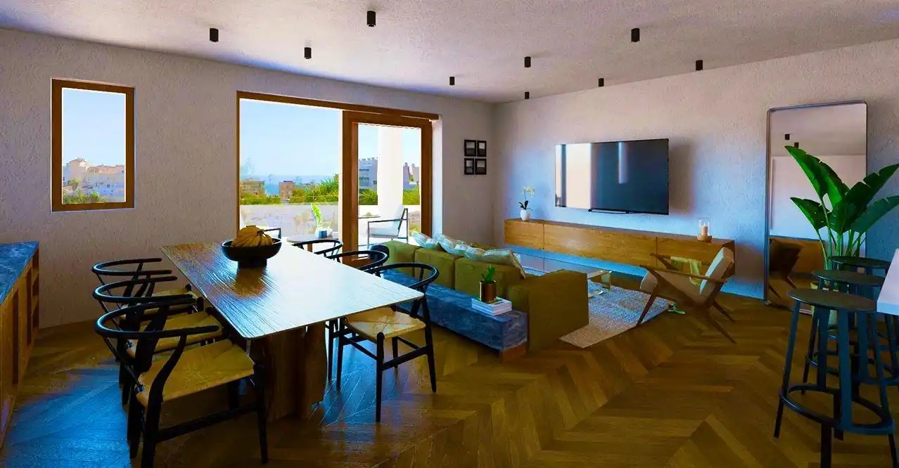 Sala de estar de Edificio en venta en Fuengirola
