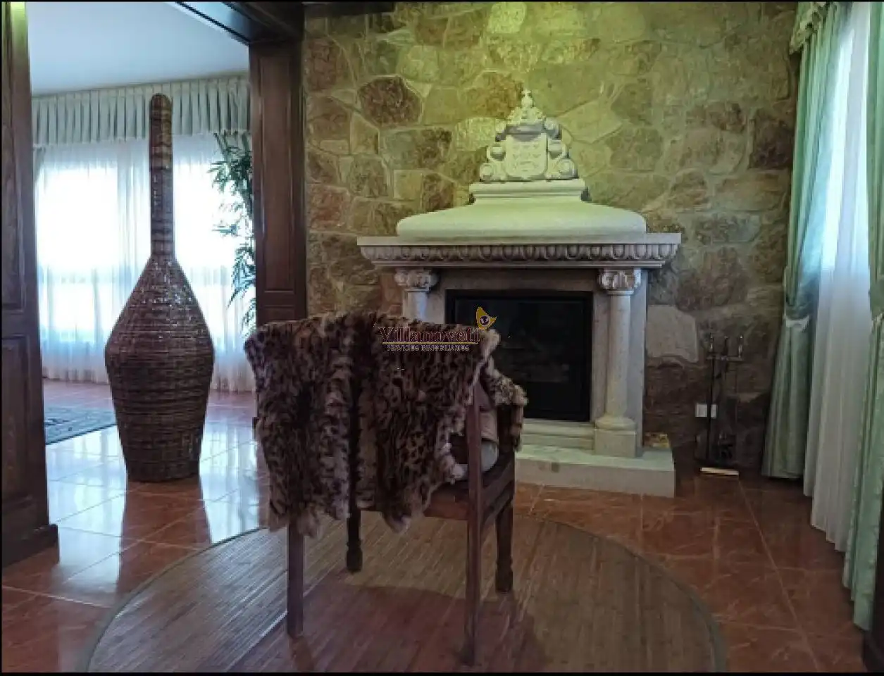 Wohnzimmer von Country house zum Verkauf in Gondomar mit Heizung, Privatgarten und Parkett