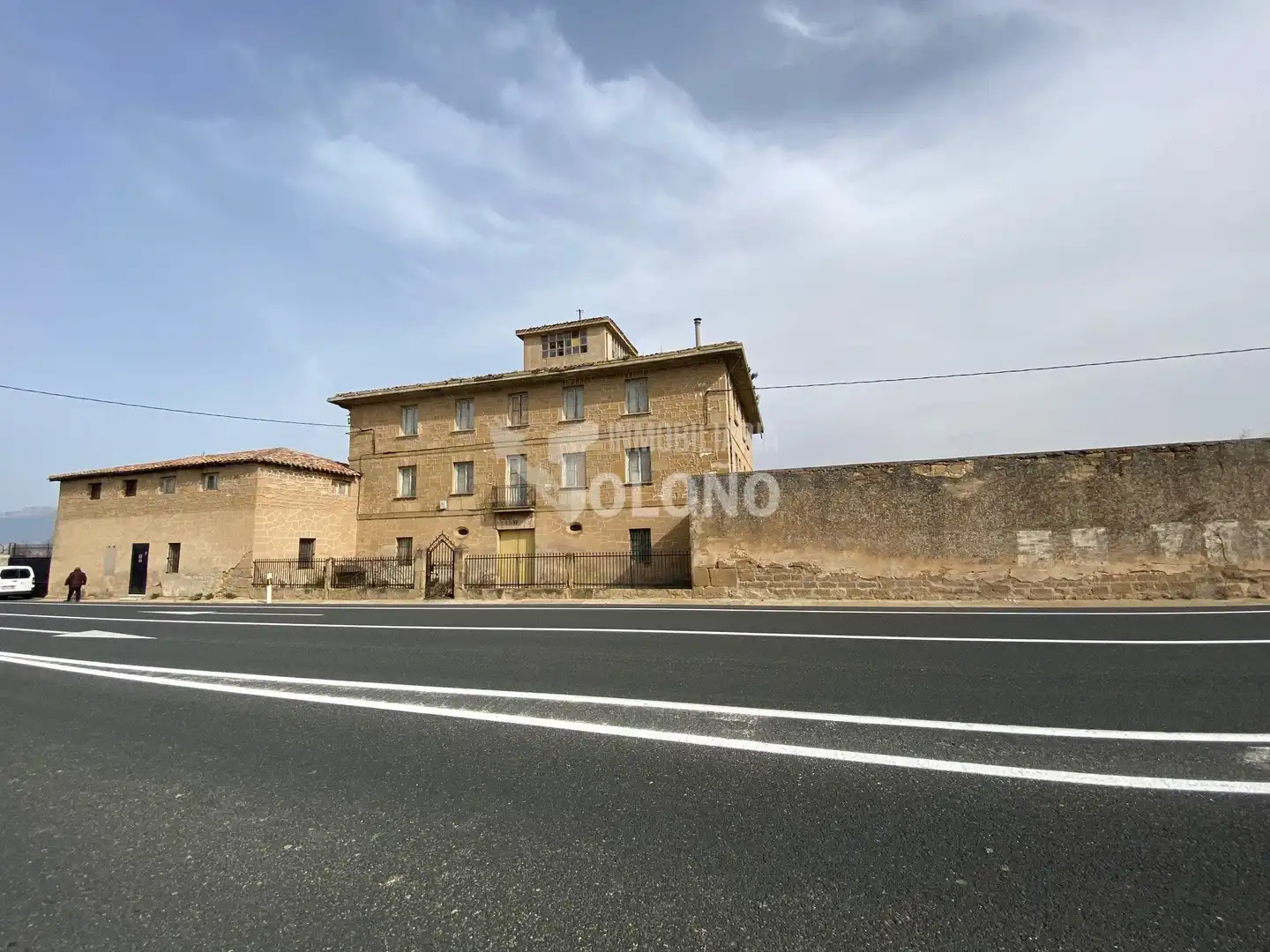 Vista exterior de Casa o chalet en venta en San Asensio con Jardín privado, Terraza y Piscina