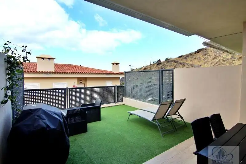 Terraza de Casa o chalet en venta en Santiago del Teide con Alarma y Piscina comunitaria