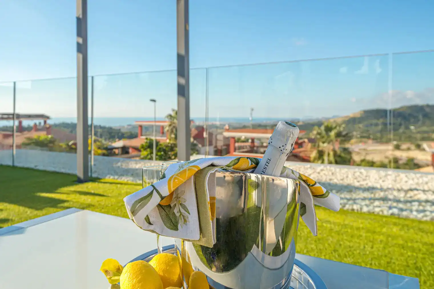 Terraza de Casa o chalet en venta en Finestrat con Aire acondicionado, Calefacción y Jardín privado