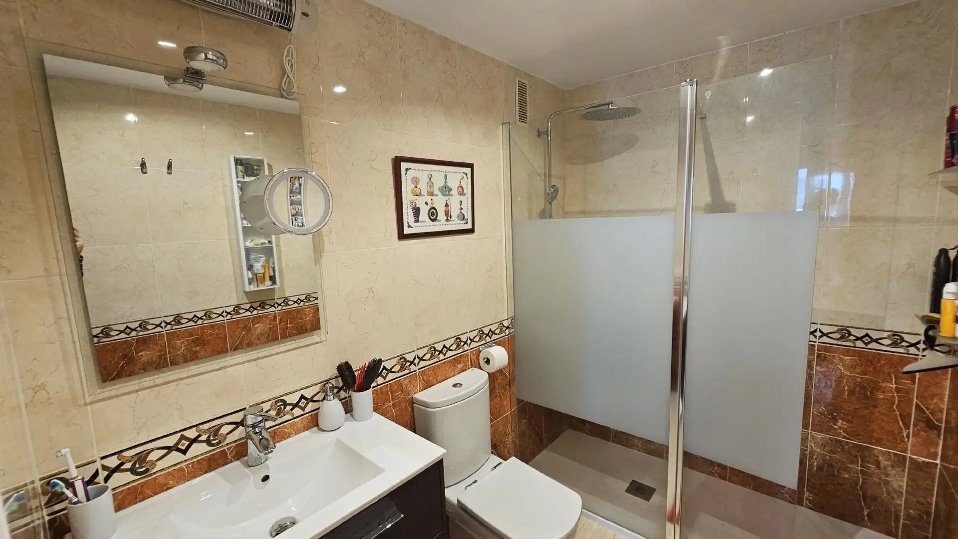Baño de Apartamento en venta en Oropesa del Mar / Orpesa con Aire acondicionado, Calefacción y Terraza