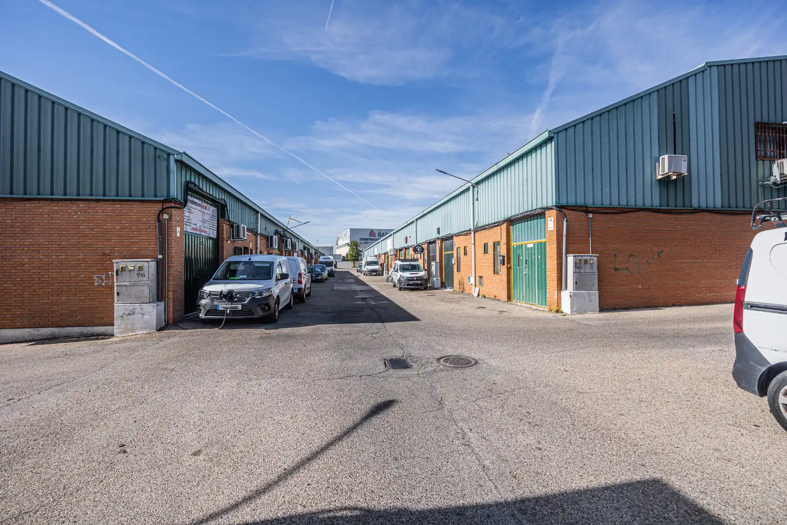 Vista exterior de Nave industrial en venta en Mejorada del Campo