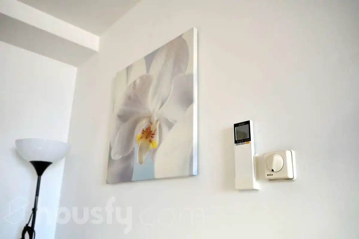 Schlafzimmer von Wohnung zum Verkauf in  Palma de Mallorca mit Klimaanlage, Heizung und Privatgarten