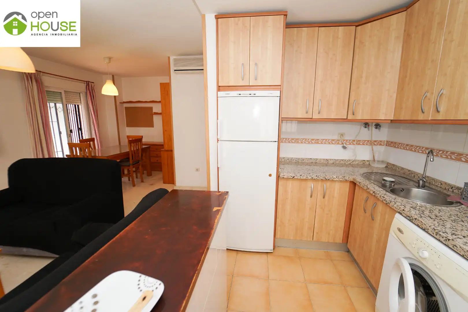 Cocina de Piso de alquiler en Güéjar Sierra con Aire acondicionado, Terraza y Amueblado