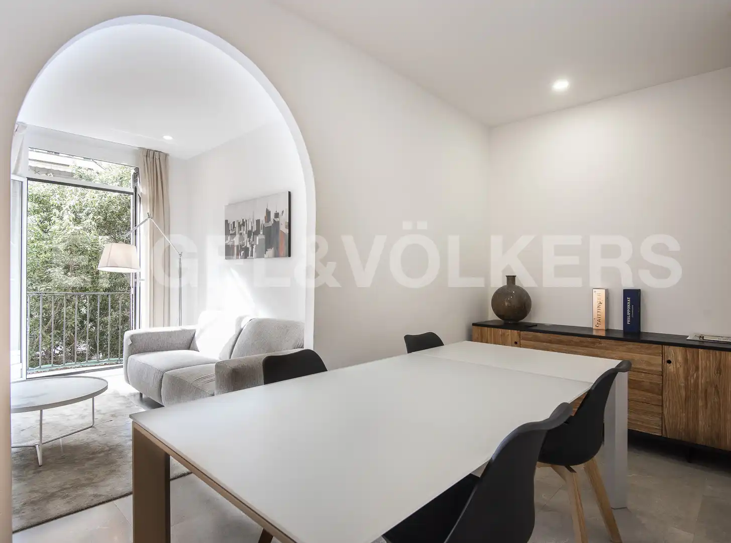 Esszimmer von Wohnung zum Verkauf in Barcelona mit Klimaanlage, Heizung und Möbliert