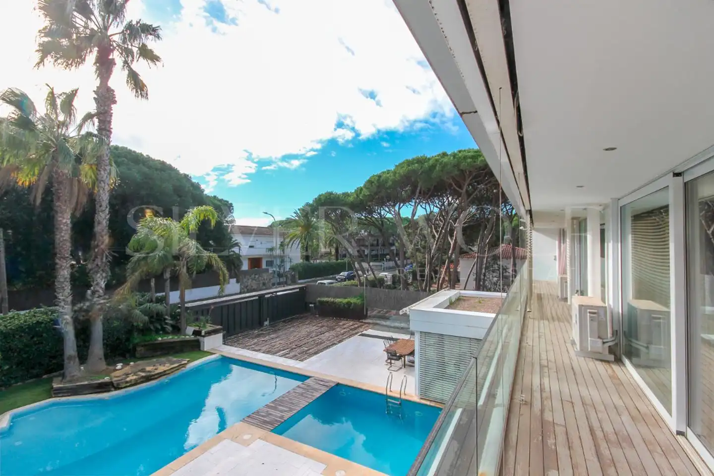 Garden of Houses for sale in Castelldefels  with Air Conditioner, Heating and Private garden