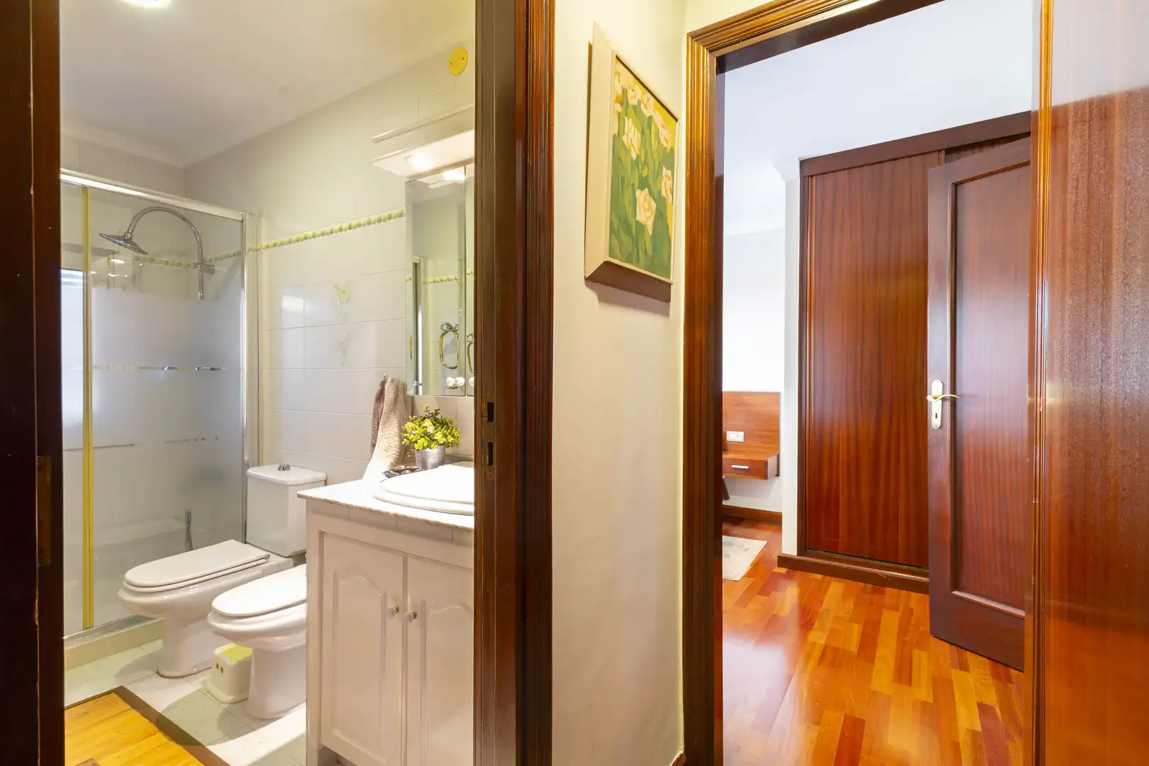 Bathroom of Houses for sale in San Cristóbal de la Laguna  with Air Conditioner, Private garden and Terrace