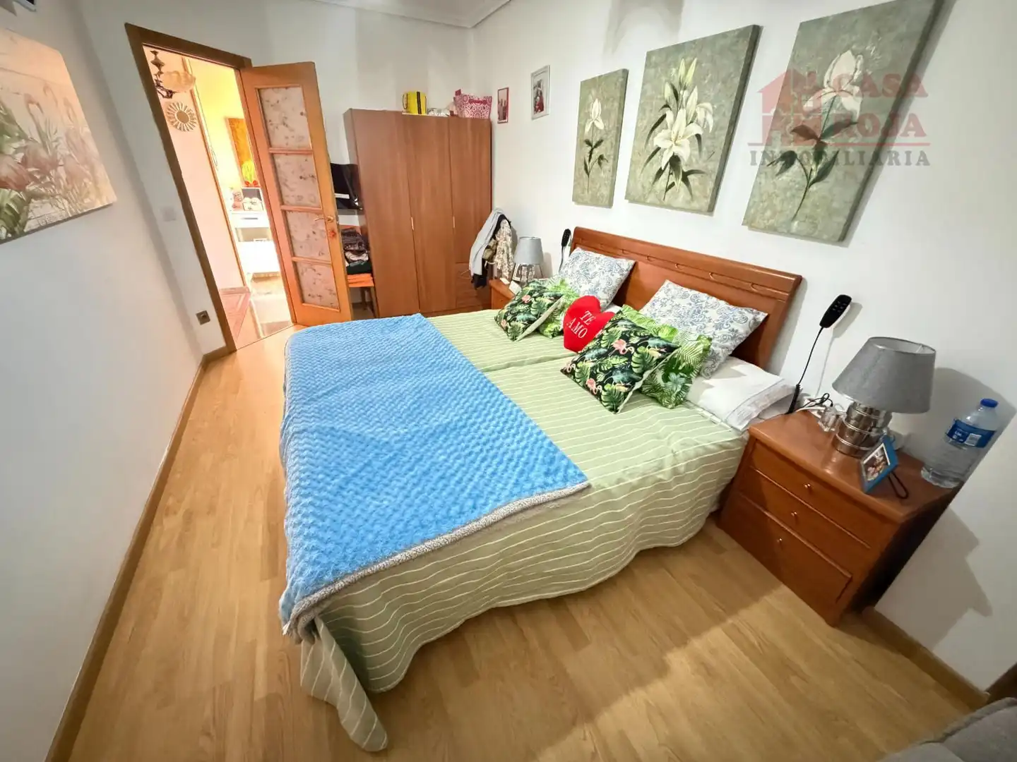 Bedroom of Detached homes for sale in Moaña  with Heating, Parquet flooring and Terrace