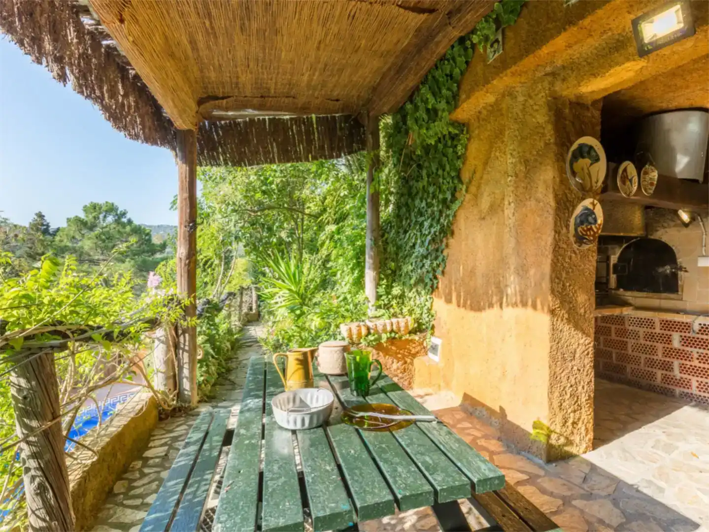 Terraza de Casa o chalet en venta en Lloret de Mar con Jardín privado, Piscina y Amueblado
