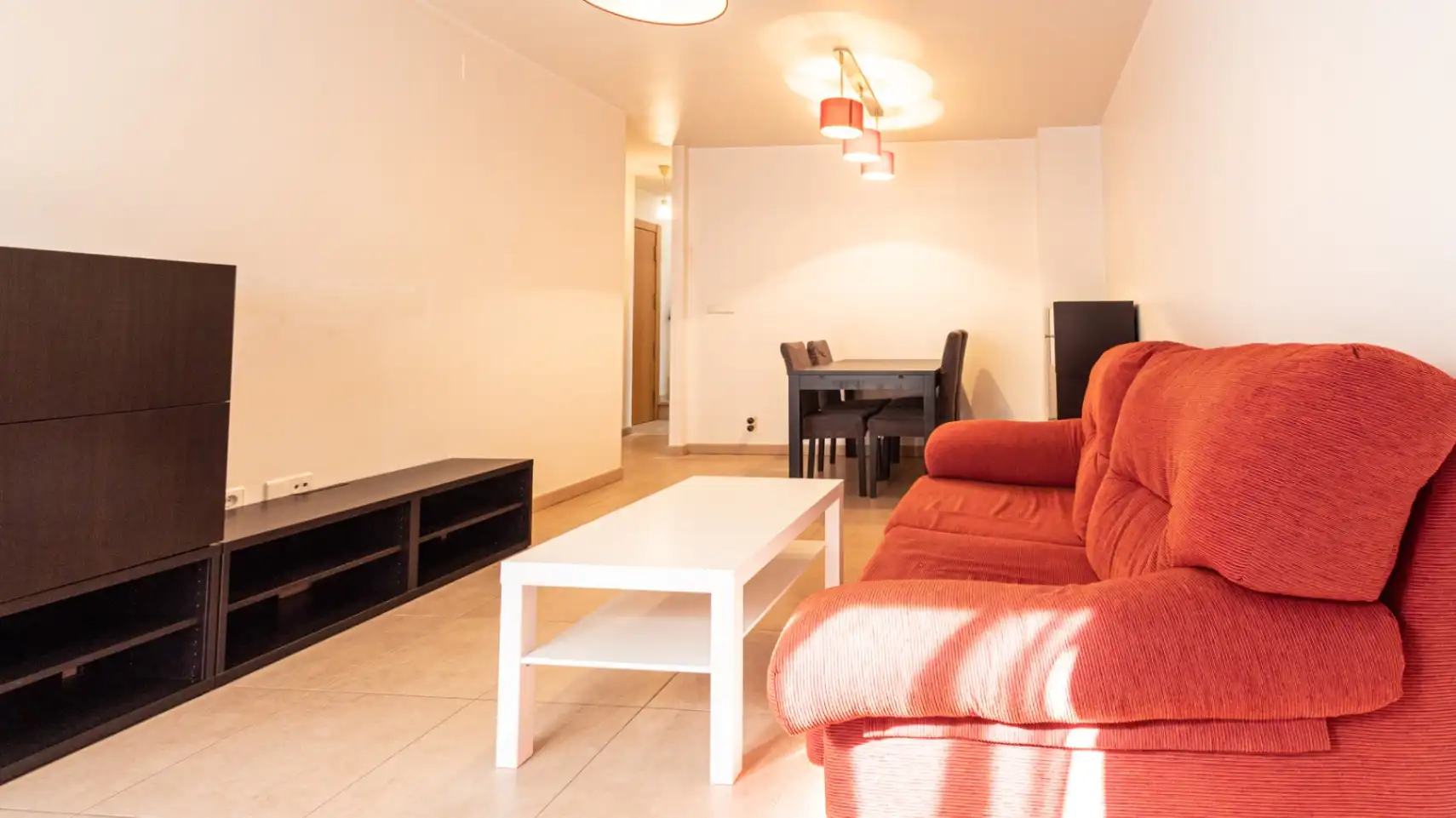 Wohnzimmer von Dachboden zum Verkauf in Ondara mit Klimaanlage, Heizung und Terrasse