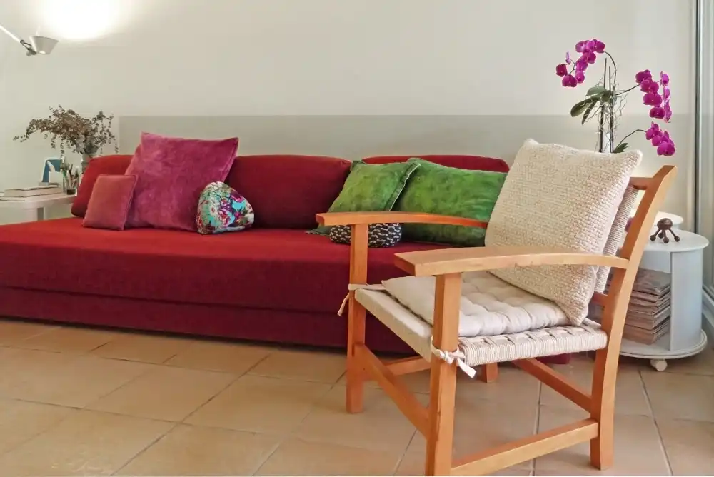 Sala de estar de Casa adosada en venta en Alicante / Alacant con Aire acondicionado, Jardín privado y Terraza