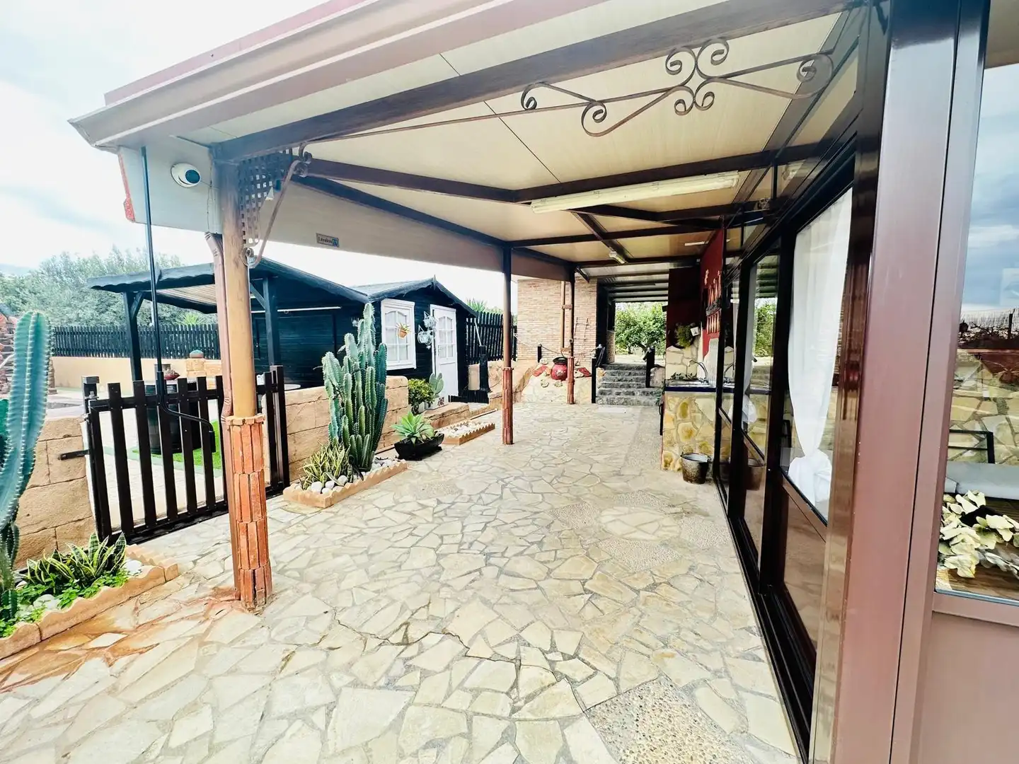 Terrassa de Casa o xalet en venda en Ulea amb Aire condicionat, Calefacció i Jardí privat