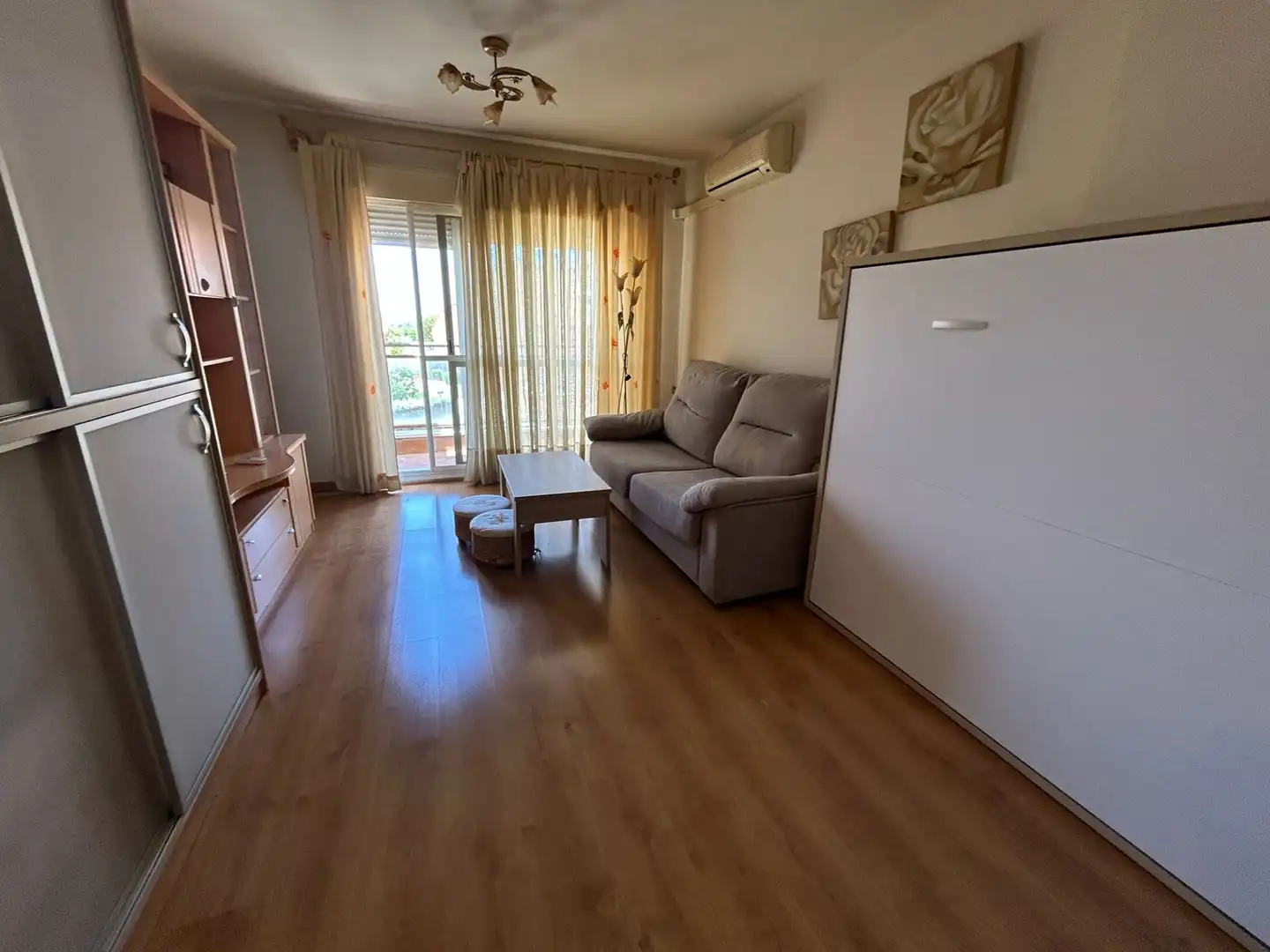 Wohnzimmer von Wohnung zur Miete in Ciudad Real mit Klimaanlage, Heizung und Terrasse