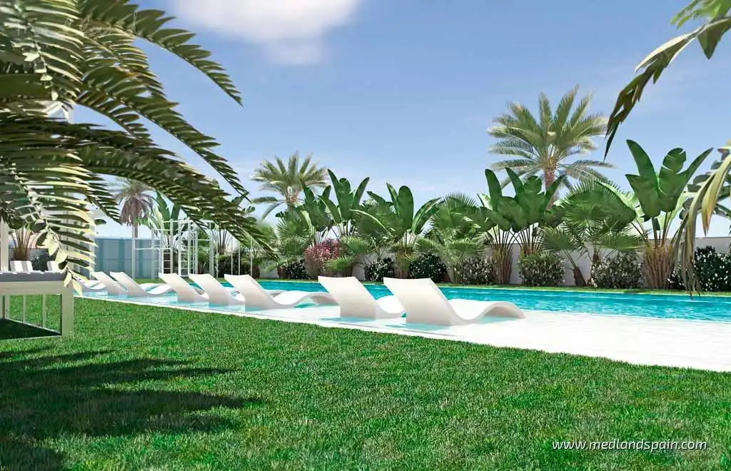 Piscina de Apartamento en venta en Pilar de la Horadada con Terraza y Piscina comunitaria
