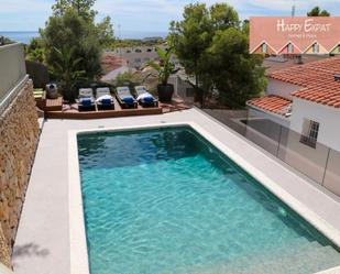 Swimming pool of House or chalet to rent in Sitges  with Air Conditioner, Heating and Private garden