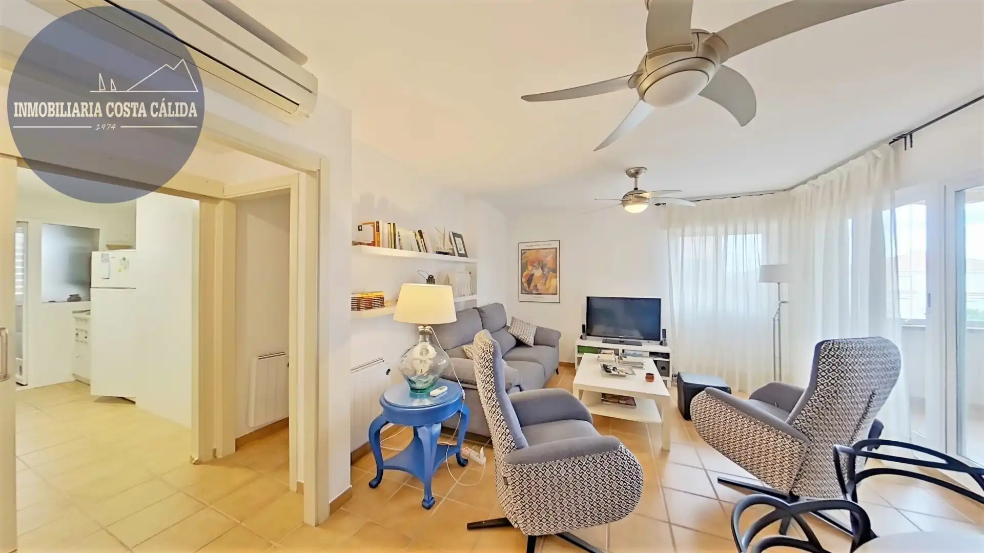 Sala de estar de Piso en venta en Águilas con Aire acondicionado, Calefacción y Terraza