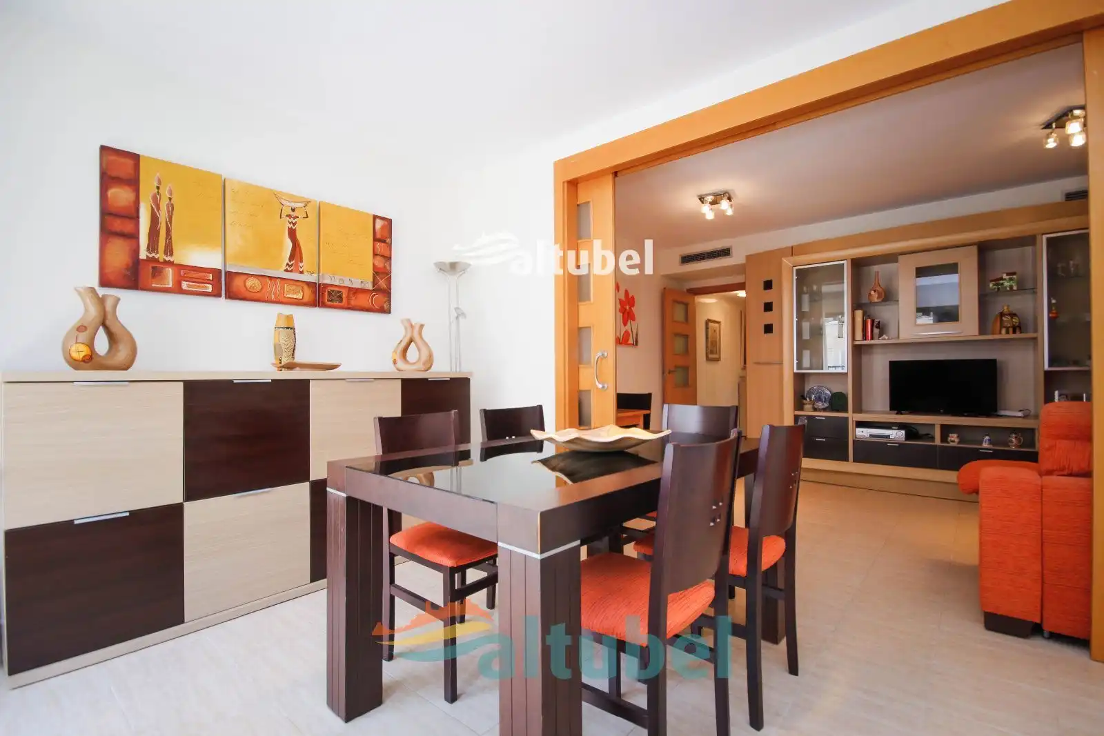 Dining room of Apartments for sale in Peñíscola / Peníscola  with Air Conditioner, Swimming Pool and Community pool