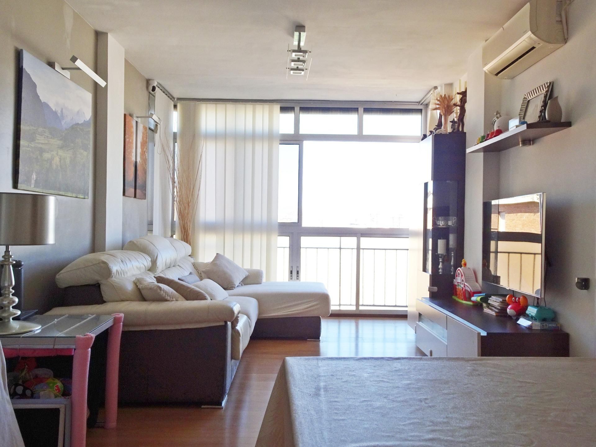 Living room of Flat for sale in Málaga Capital  with Air Conditioner