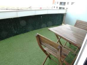 Terrace of Flat to rent in Gijón   with Heating, Terrace and Furnished