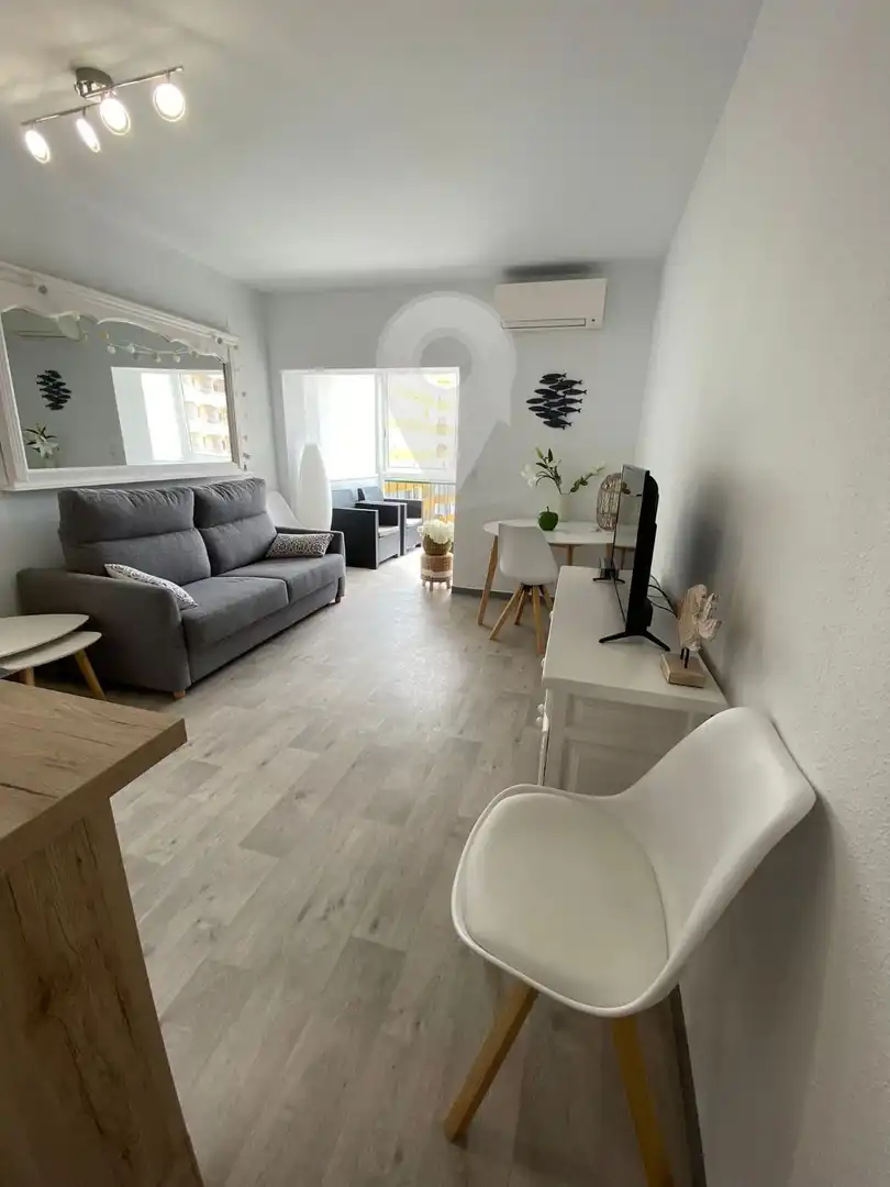 Sala de estar de Piso en venta en Roses con Aire acondicionado, Calefacción y Parquet