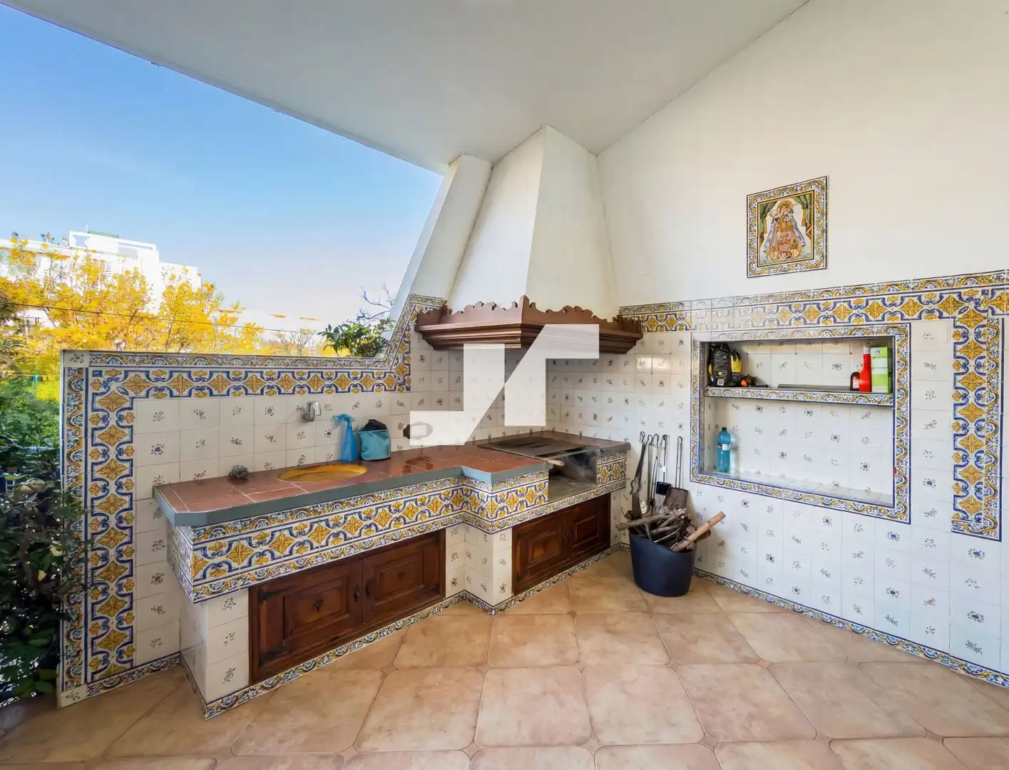 Cuina de Casa o xalet en venda en Benicasim / Benicàssim amb Aire condicionat, Calefacció i Jardí privat