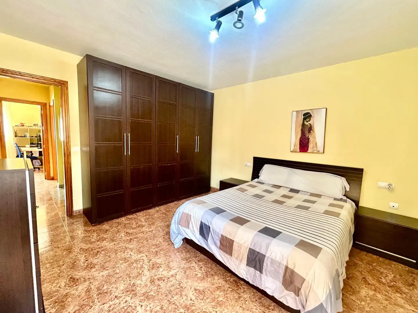 Dormitori de Casa adosada en venda en Roquetas de Mar amb Aire condicionat, Calefacció i Terrassa