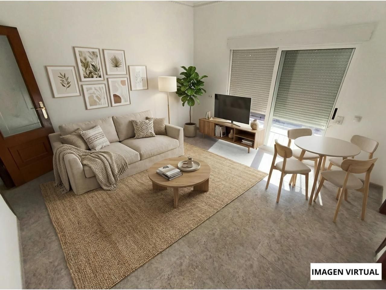 Living room of Flat for sale in Benetússer  with Air Conditioner, Heating and Balcony