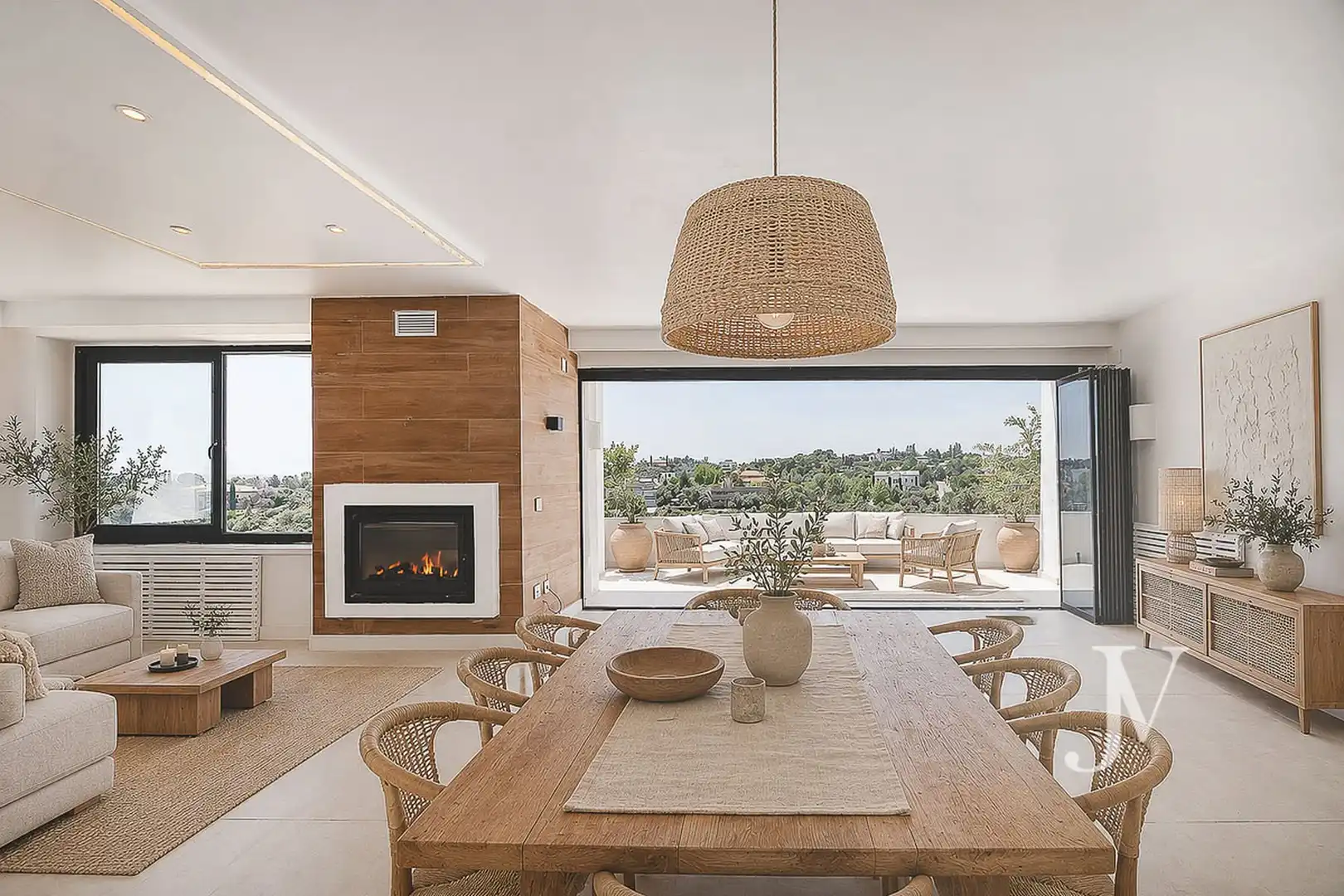 Dining room of Houses for sale in Ciudalcampo  with Air Conditioner, Heating and Private garden