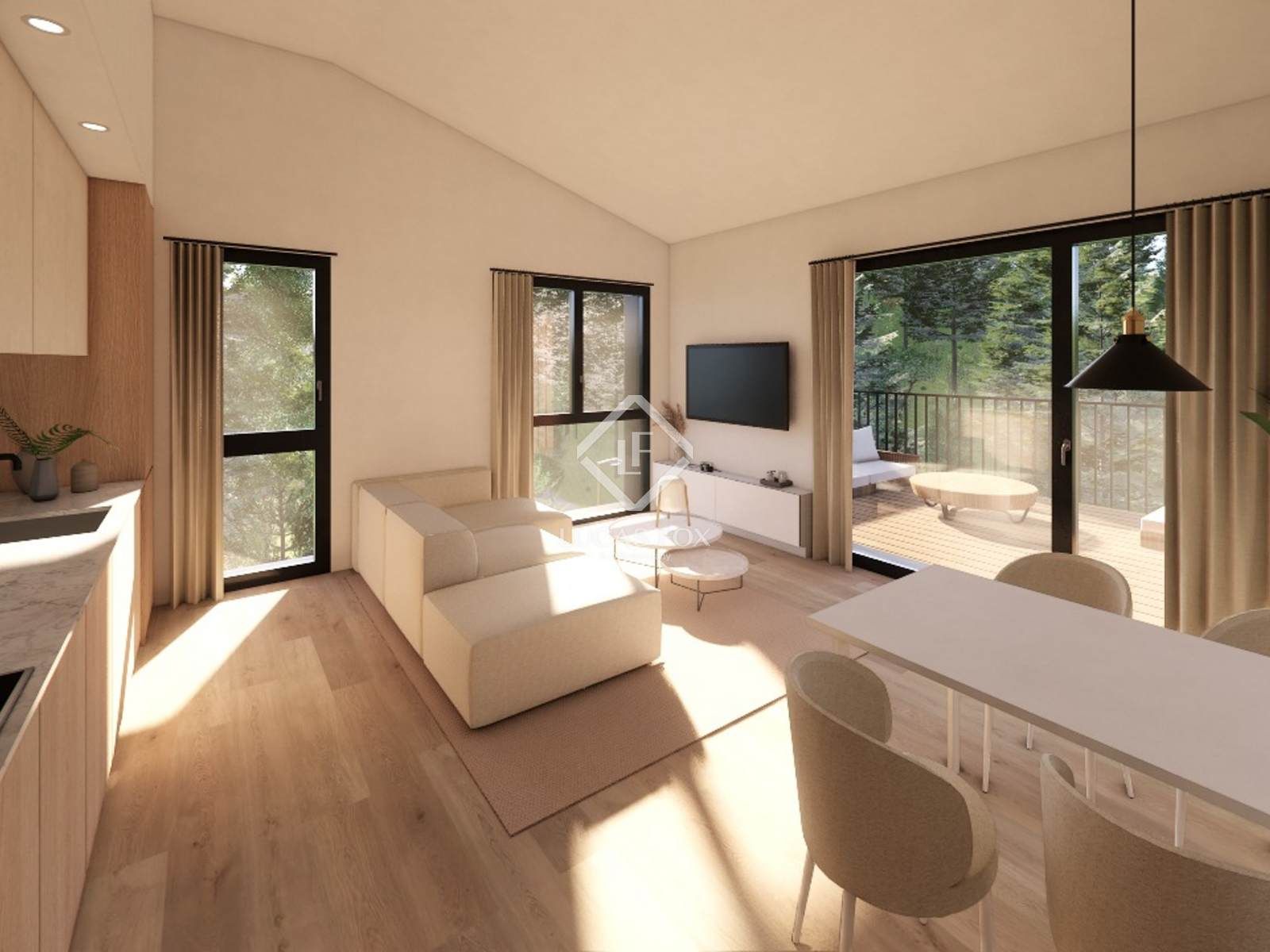 Living room of Flat for sale in Encamp  with Heating and Terrace